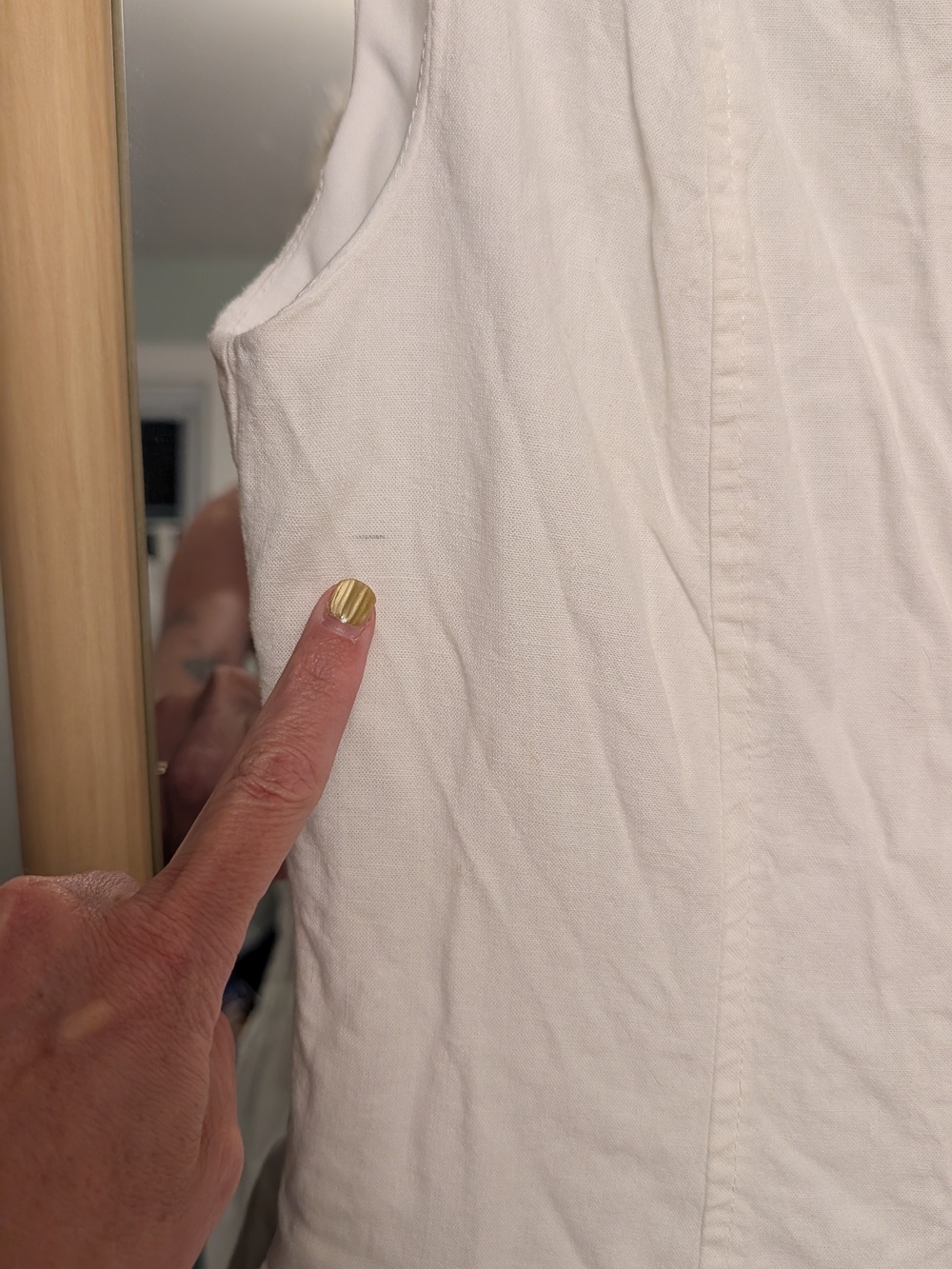 Wild Fable Linen Button-Front Mini Dress - Picture 4 of 4